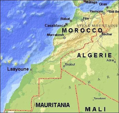 The true Map of Morocco - MoroccoEnglish